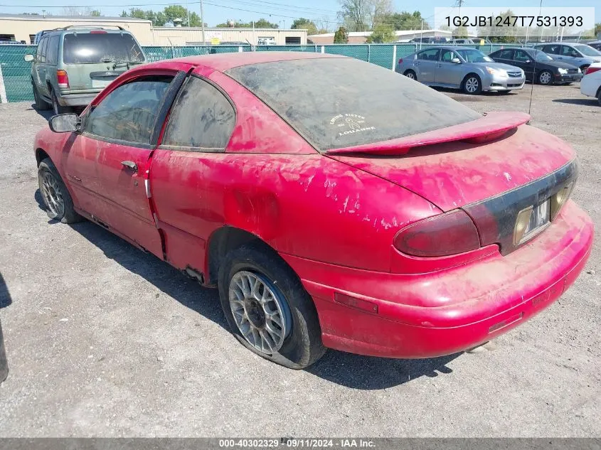 1996 Pontiac Sunfire Se VIN: 1G2JB1247T7531393 Lot: 40302329