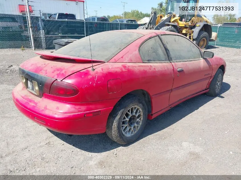 1996 Pontiac Sunfire Se VIN: 1G2JB1247T7531393 Lot: 40302329