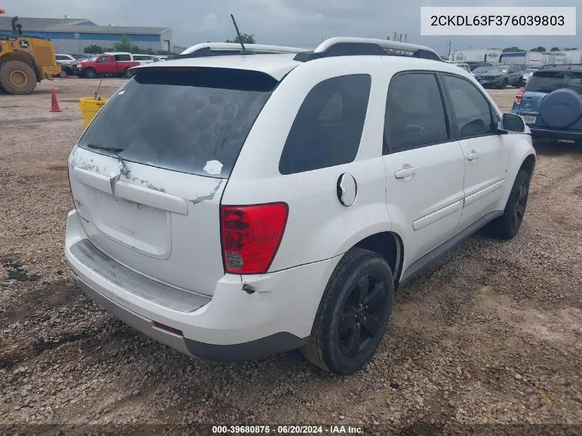 2CKDL63F376039803 2007 Pontiac Torrent