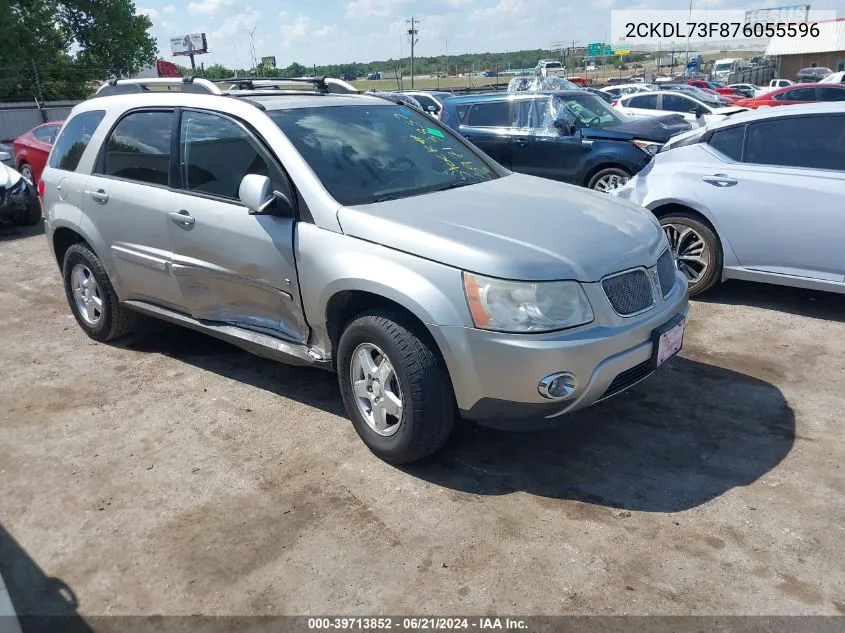 2007 Pontiac Torrent VIN: 2CKDL73F876055596 Lot: 39713852