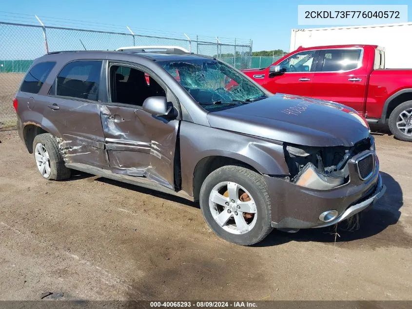 2CKDL73F776040572 2007 Pontiac Torrent