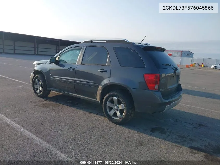 2007 Pontiac Torrent VIN: 2CKDL73F576045866 Lot: 40149477