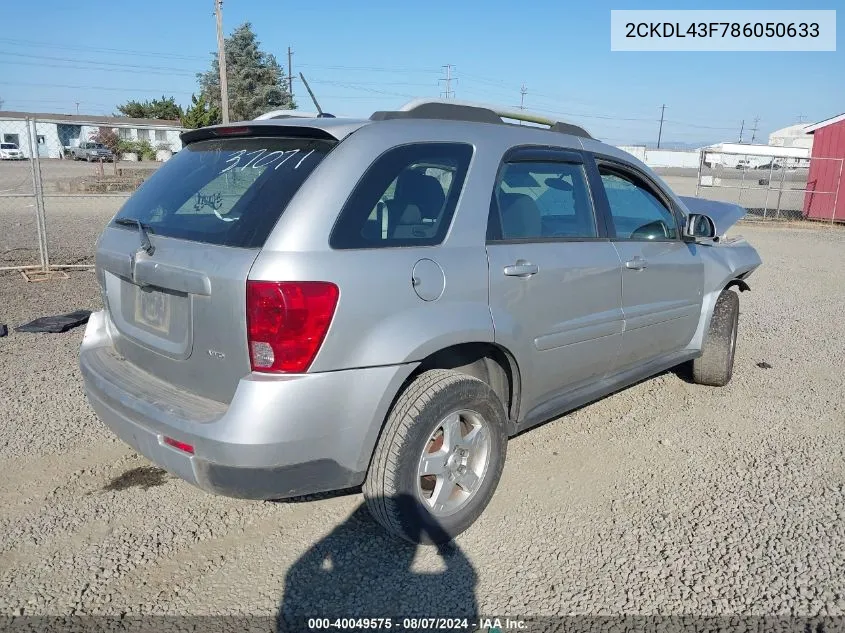 2CKDL43F786050633 2008 Pontiac Torrent