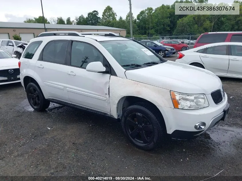 2CKDL43F386307674 2008 Pontiac Torrent