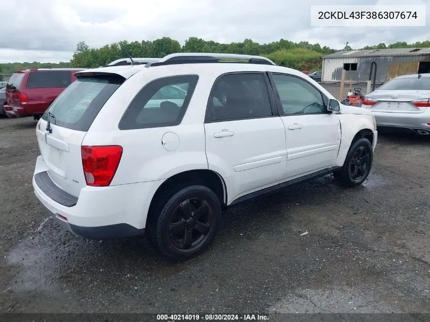 2CKDL43F386307674 2008 Pontiac Torrent