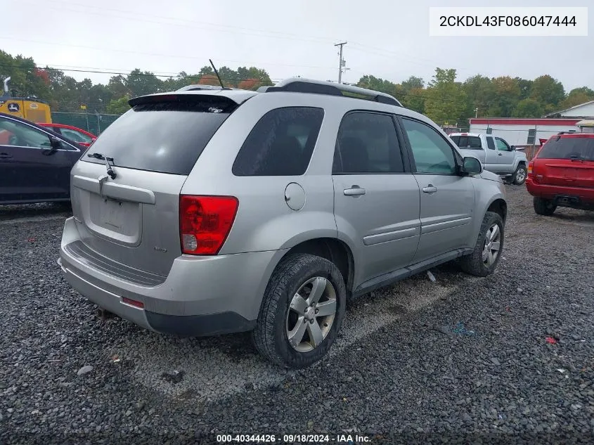 2CKDL43F086047444 2008 Pontiac Torrent