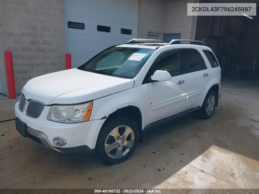 2CKDL43F796245987 2009 Pontiac Torrent