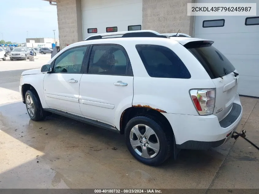 2CKDL43F796245987 2009 Pontiac Torrent