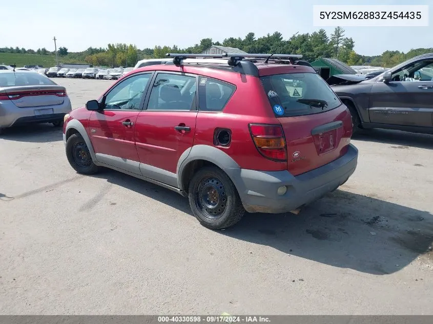 5Y2SM62883Z454435 2003 Pontiac Vibe