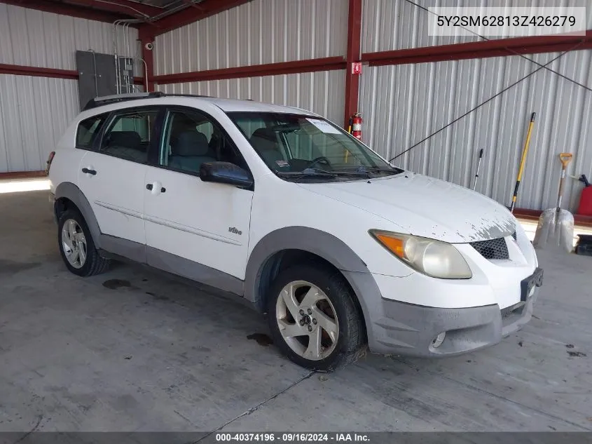 5Y2SM62813Z426279 2003 Pontiac Vibe