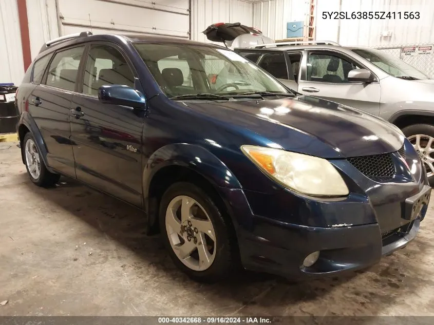 5Y2SL63855Z411563 2005 Pontiac Vibe