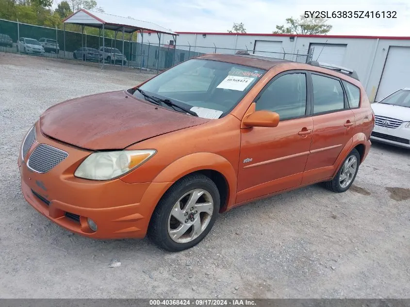 5Y2SL63835Z416132 2005 Pontiac Vibe