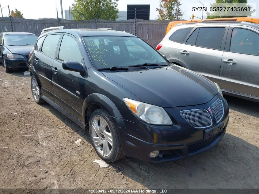 5Y2SL65827Z435691 2007 Pontiac Vibe