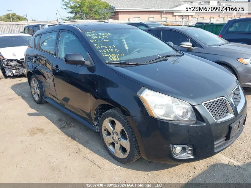 5Y2SM67099Z416675 2009 Pontiac Vibe