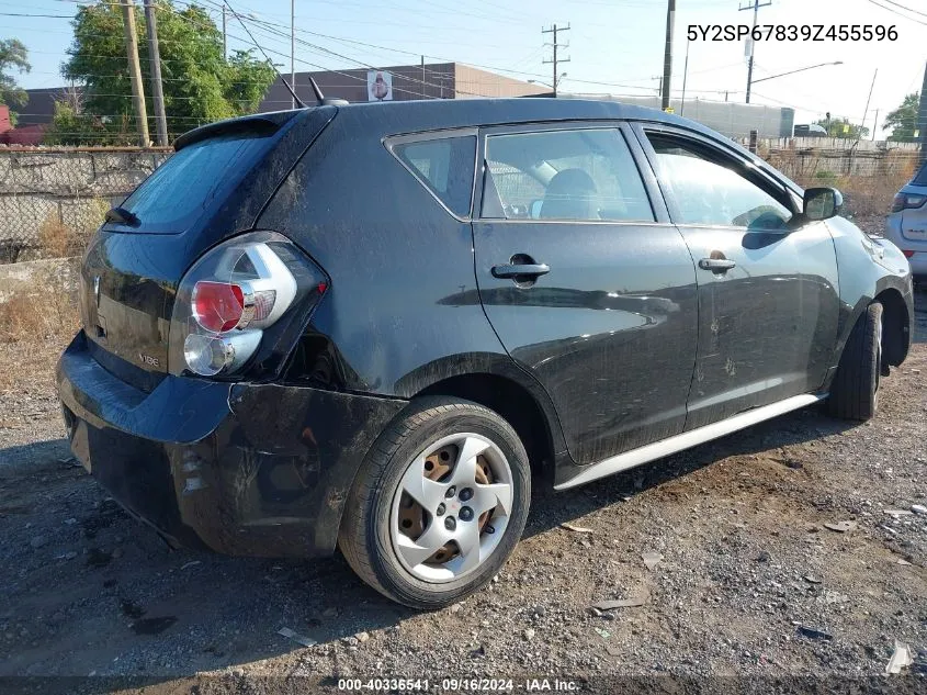 2009 Pontiac Vibe VIN: 5Y2SP67839Z455596 Lot: 40336541