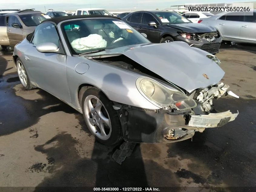 WP0CA299XYS650266 2000 Porsche 911 Carrera/Carrera 4