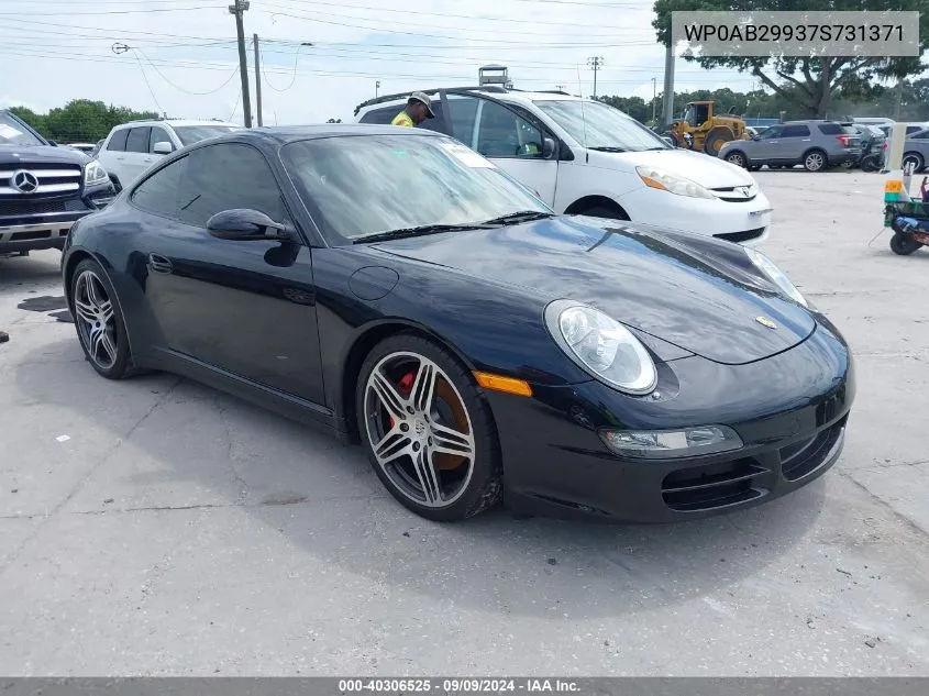 2007 Porsche 911 Carrera 4S/Carrera S VIN: WP0AB29937S731371 Lot: 40306525