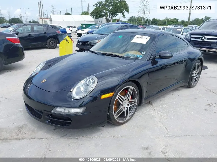 2007 Porsche 911 Carrera 4S/Carrera S VIN: WP0AB29937S731371 Lot: 40306525