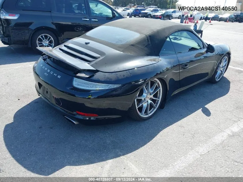 WP0CA2A94CS140550 2012 Porsche 911 Carrera