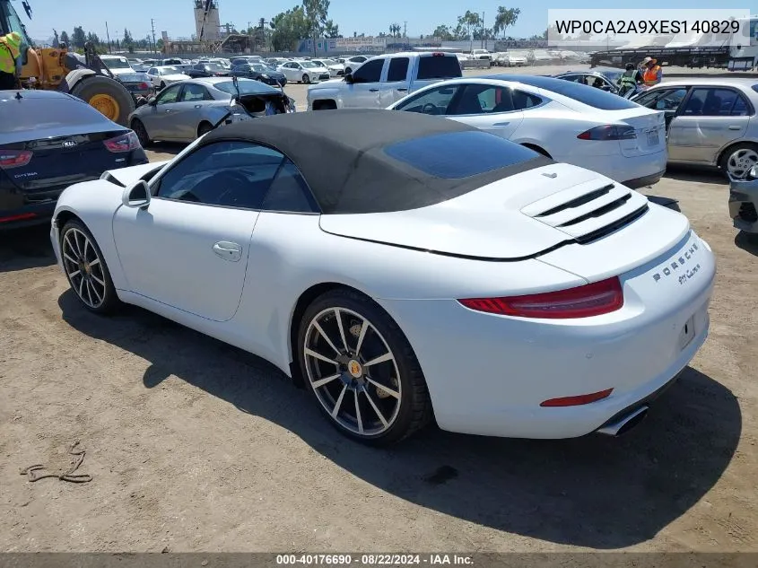 WP0CA2A9XES140829 2014 Porsche 911 Carrera