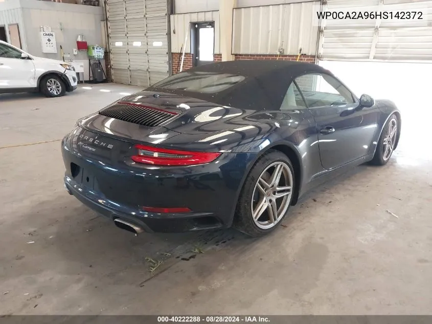 WP0CA2A96HS142372 2017 Porsche 911 Carrera/Carrera 4