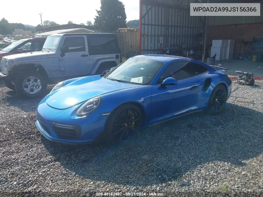 WP0AD2A99JS156366 2018 Porsche 911 Turbo S