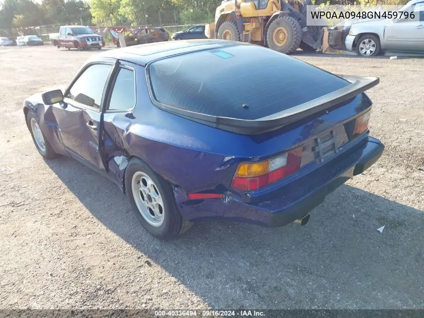 WP0AA0948GN459796 1986 Porsche 944