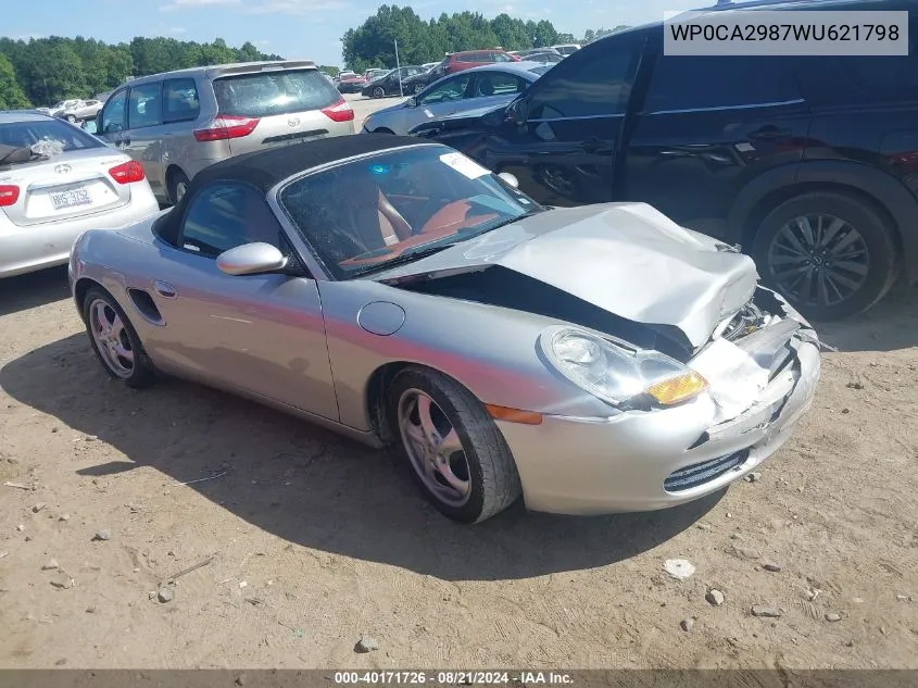 WP0CA2987WU621798 1998 Porsche Boxster