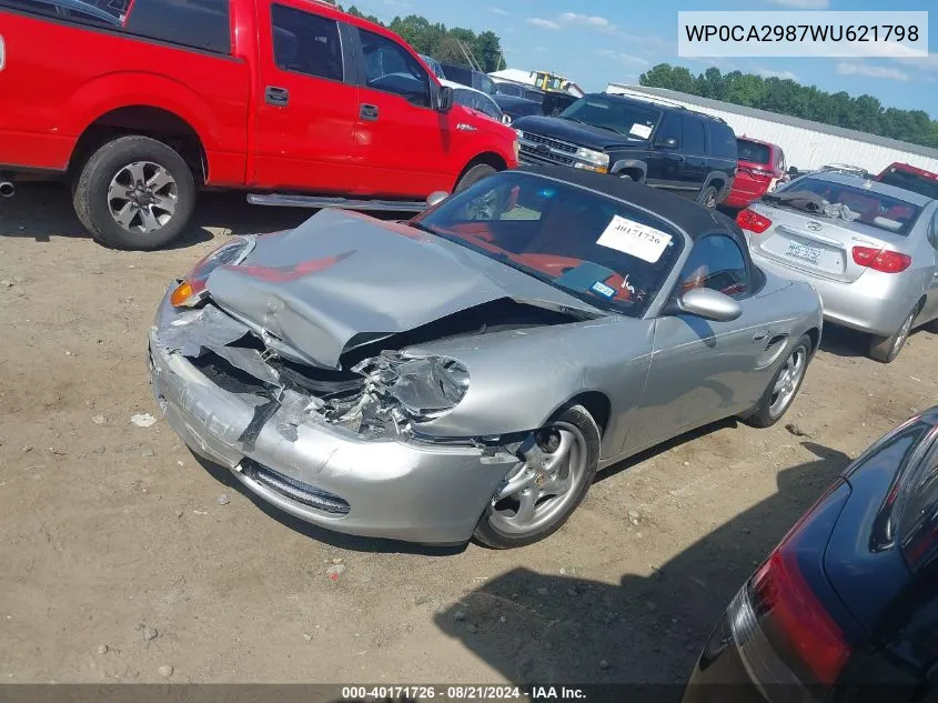 WP0CA2987WU621798 1998 Porsche Boxster