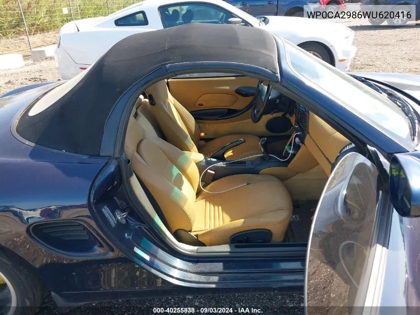 WP0CA2986WU620416 1998 Porsche Boxster