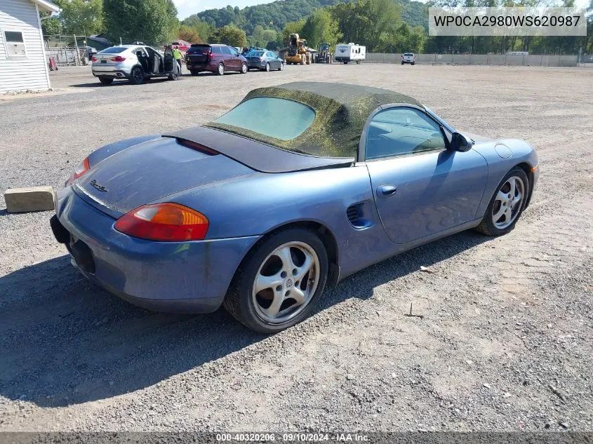 WP0CA2980WS620987 1998 Porsche Boxster