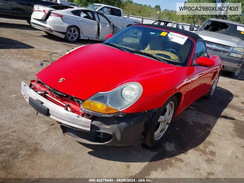 WP0CA2980XU627430 1999 Porsche Boxster