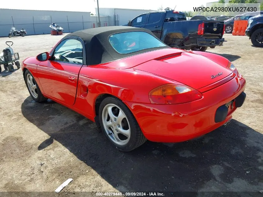 WP0CA2980XU627430 1999 Porsche Boxster