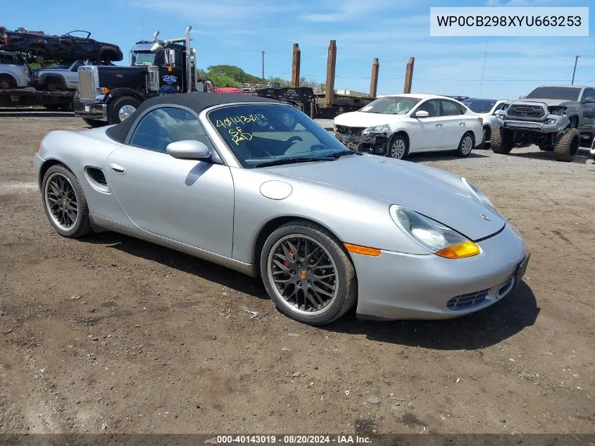 WP0CB298XYU663253 2000 Porsche Boxster S