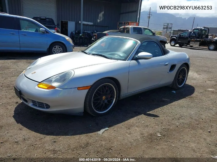 WP0CB298XYU663253 2000 Porsche Boxster S