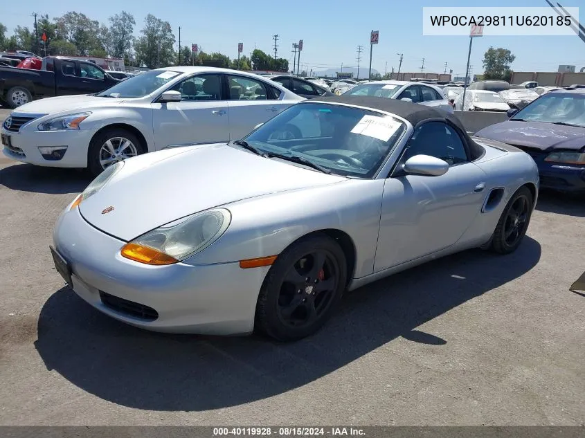 WP0CA29811U620185 2001 Porsche Boxster