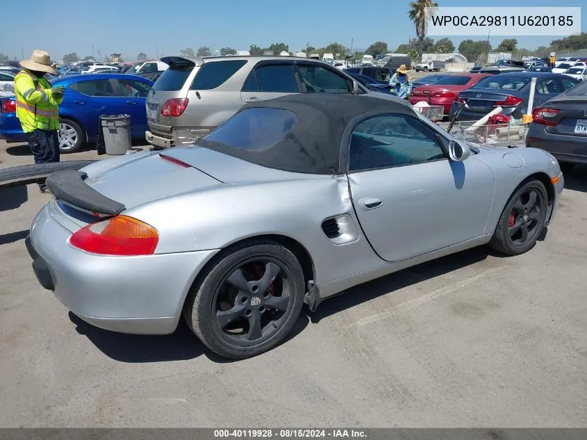 2001 Porsche Boxster VIN: WP0CA29811U620185 Lot: 40119928