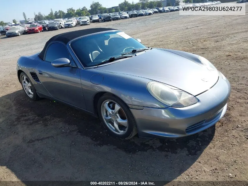 WP0CA29803U624277 2003 Porsche Boxster