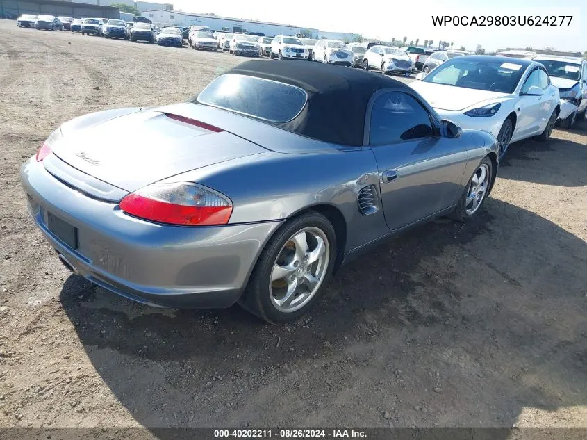 WP0CA29803U624277 2003 Porsche Boxster