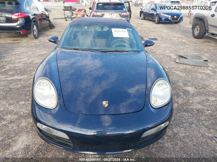 WP0CA29885S710306 2005 Porsche Boxster