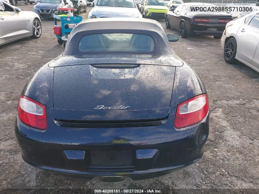 WP0CA29885S710306 2005 Porsche Boxster