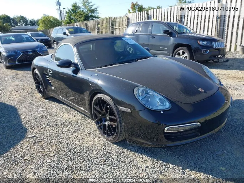 2008 Porsche Boxster VIN: WP0CA29818U710995 Lot: 40242541