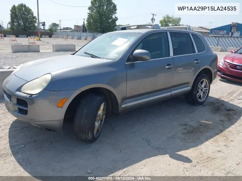 2005 Porsche Cayenne VIN: WP1AA29P15LA24535 Lot: 40277480