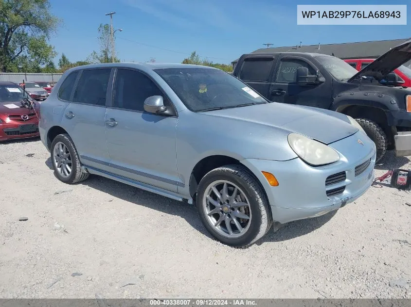 2006 Porsche Cayenne S VIN: WP1AB29P76LA68943 Lot: 40338007