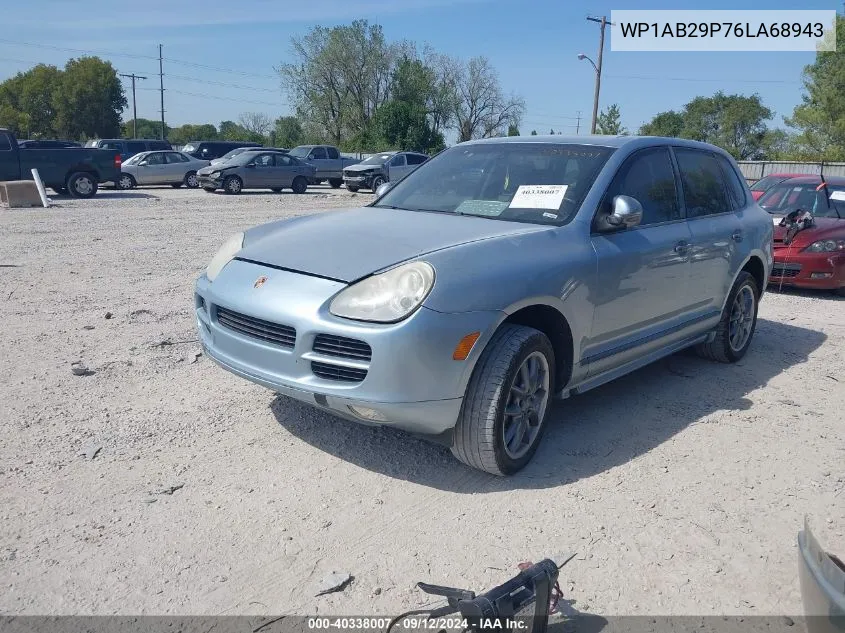 2006 Porsche Cayenne S VIN: WP1AB29P76LA68943 Lot: 40338007