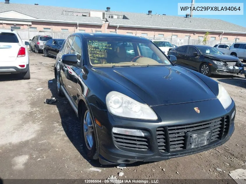 2008 Porsche Cayenne Turbo VIN: WP1AC29PX8LA94064 Lot: 12095504