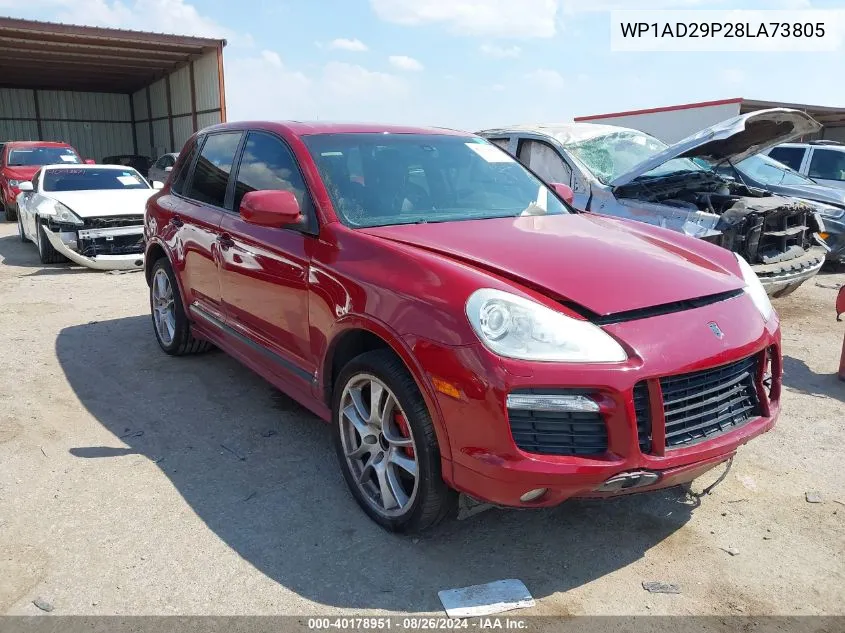 2008 Porsche Cayenne Gts VIN: WP1AD29P28LA73805 Lot: 40178951