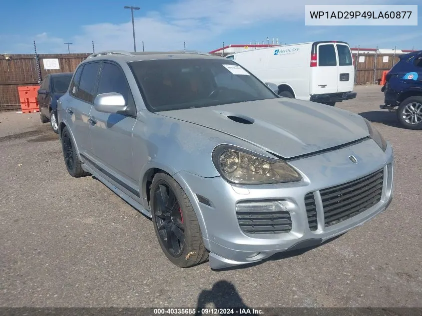 2009 Porsche Cayenne Gts VIN: WP1AD29P49LA60877 Lot: 40335685