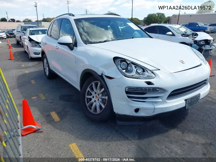 2013 Porsche Cayenne VIN: WP1AA2A26DLA19572 Lot: 40378702