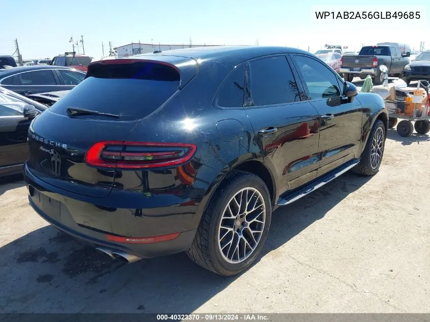 WP1AB2A56GLB49685 2016 Porsche Macan S